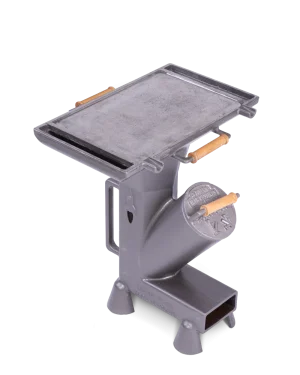 mała patelnia gładka na piecyku rakietowym Duke