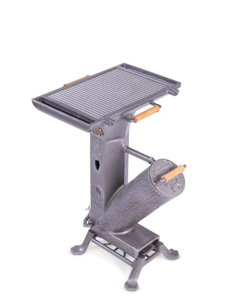 mała patelnia grillowa na piecyku rakietowym King