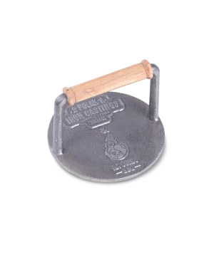 prasa do smash burgerów do piecyka rakietowego, widok od góry