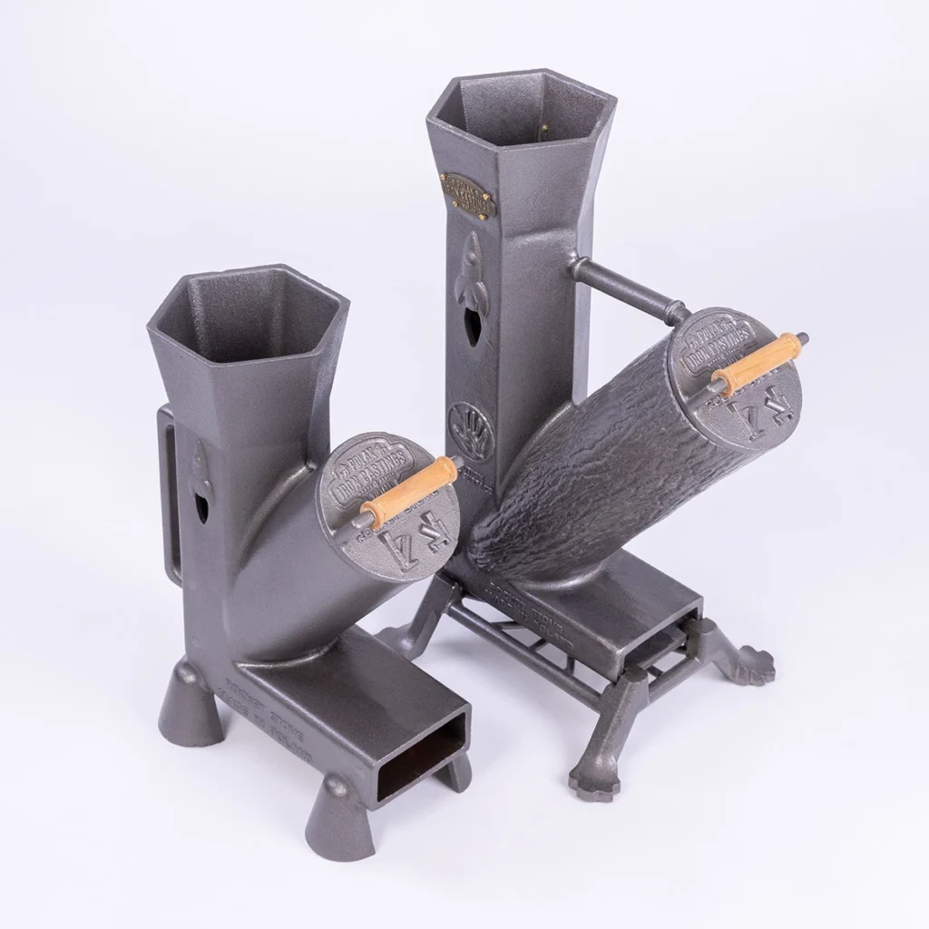 porównanie piecyków rakietowych King i Duke